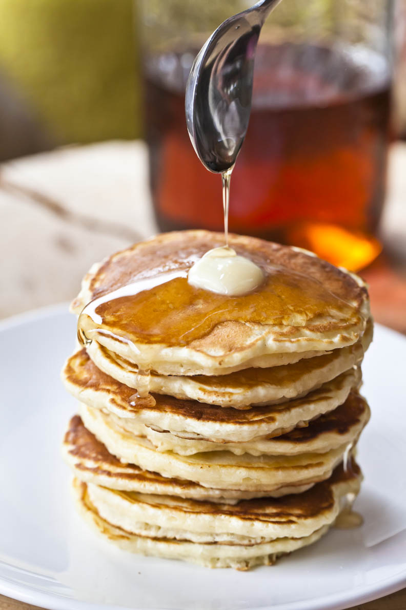 Making Maple Syrup & Fluffiest Pancakes Ever » FreestyleFarm What Happens If You Put Syrup In Pancake Mix